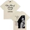 Hot Singer Olivia Dean The Art of Loving New Album Fashion 2026 summer Short Sleeve Top Men Casual Pure Cotton Cozy Tshrits