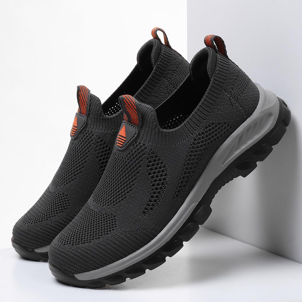 Women's Breathable Lightweight Non-Slip Walking Shoes for Middle-aged & Elderly, Summer Outdoor Sports, Soft Sole A113