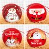 Christmas Decor Gift Zipper Wallet Children's Coin Purse Cute Santa Cartoon Holiday Gift Bags For Guests Wedding Birthday Party