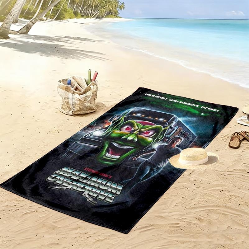 Severe speeding 2D Flat Print Beach Towel, Large Soft Quick Dry Towel for Beach Camping SwimmingZSTJ0915419