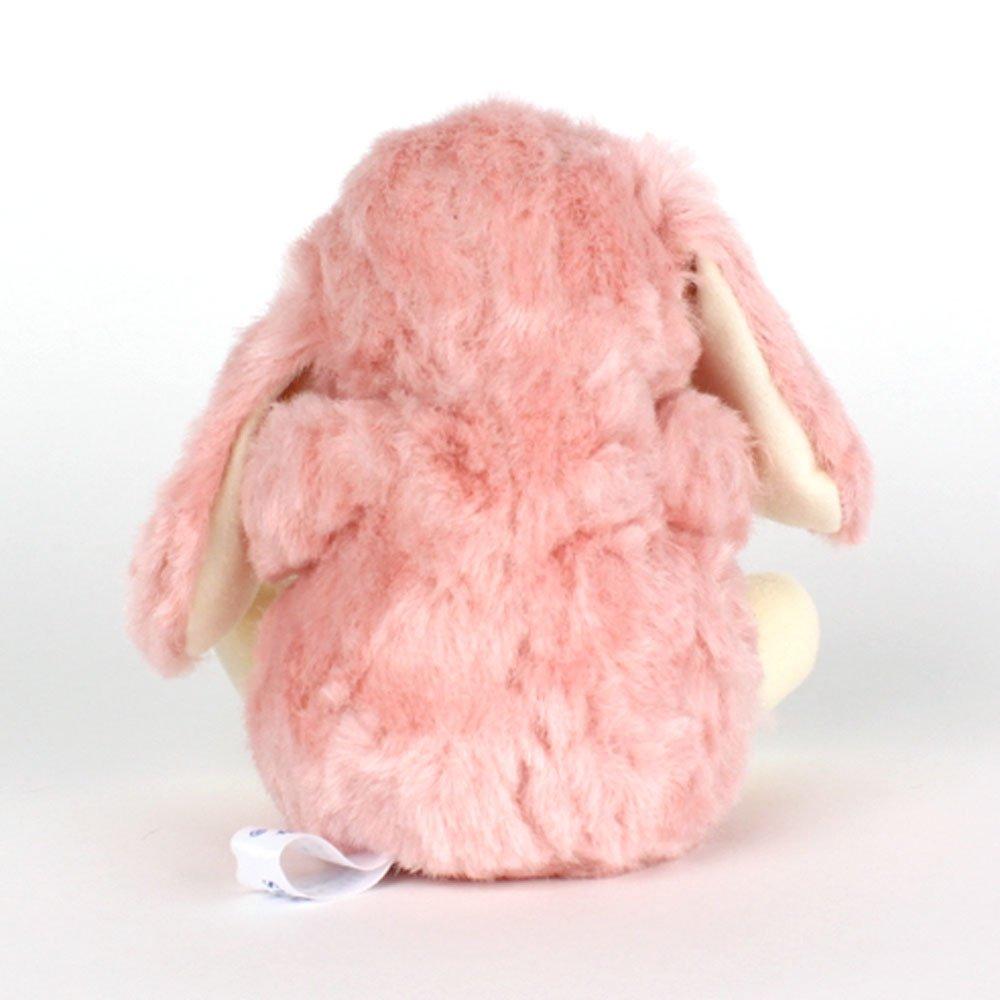 Плюшевая игрушка кролик Розовый вислоухий S