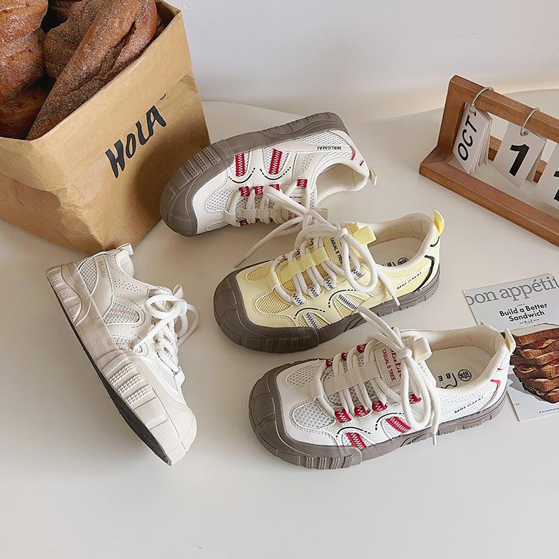 Американский альпинизм Женская обувь 2025 Платформа Папины кроссовки Универсальная обувь для хайкинга BE-6853