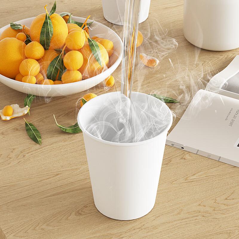 Sodolike Disposable Paper Cups, 210ml*1000 Pieces, Thickened Cups without Printing, Water Cups in Bulk, for Home, Office, And Business Use