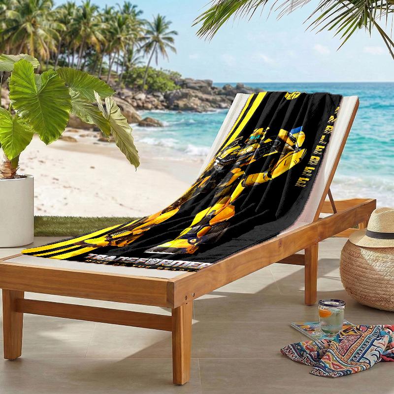 Bumblebee Fashion Beach Towel: Ideal for Summer Adventures Soft, absorbent and quick drying suitable for swimming and bathing