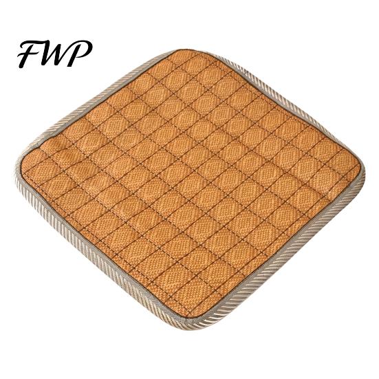 Breathable Chair Pad for Home Rattan Mat Cushion, Double-sided Seat Cooling Summer Hard Pressure Relief with Ties Office Dining Chairs Anti-slip