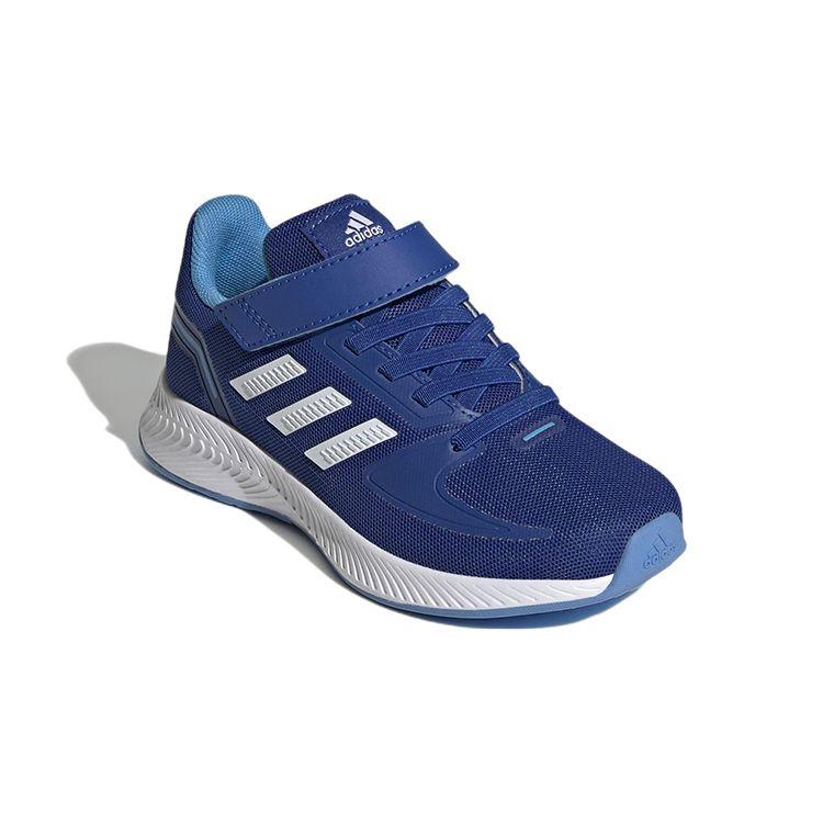 Adidas Runfalcon 2.0 K Durable Breathable Low-Top Running Shoes Kids Sneakers Blue HR1393