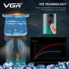 VGR Бесколлекторный двигатель с технологией Ice 8000 об/мин Металлический корпус Профессиональный триммер для волос для парикмахера Машинка для стрижки волос Машинка для стрижки с масляной головкой V-946 с ЖК-дисплеем