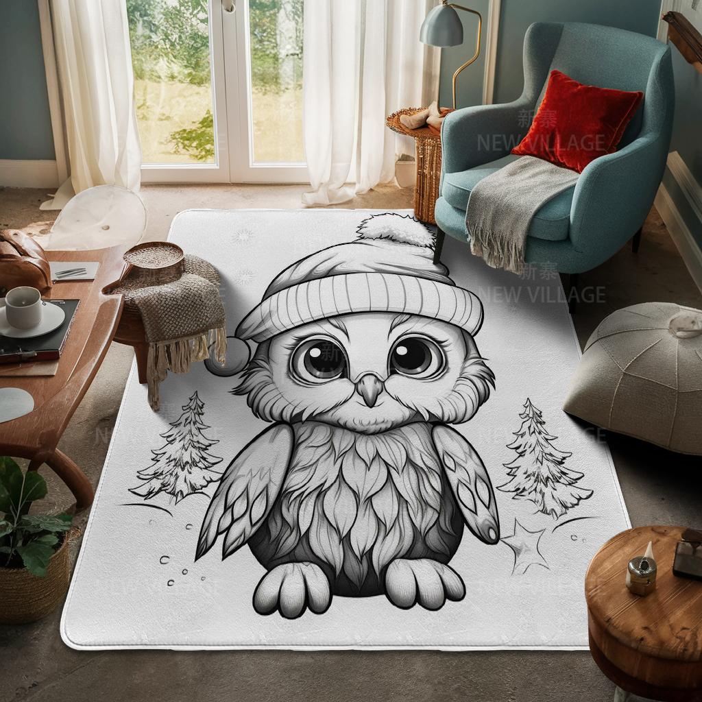 Ковер у входа в дом Домашний коврик у двери Гостиная Ванная Комната Ноги ванная комната Нескользящие коврики с водопоглощением для ванной Счастливого Рождества зима