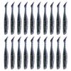 20Pcs Artificial Simulation Silicone Fishing Lure Soft Bait T Tail Soft Worm Accessory