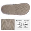 Fashion Comwarm Indoor Women Warm Slippers Garden Shoes Soft Waterproof EVA Plush Slippers Female Clogs Couples Home Bedroom Fuzzy Shoes