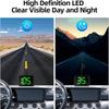 GPS HUD проекционный дисплей на лобовое стекло автомобиля, Универсальный, Цифровой спидометр, Измеритель напоминания KMH MPH, HD ЖК-дисплей, Plug and Play, Электронная деталь для автомобиля