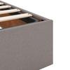 Ottoman Bed without Mattress Taupe 140x190 cm Fabric