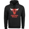 Sweat À Capuche Nba New Era - Chicago Bulls - Homme - Noir - Manches Longues