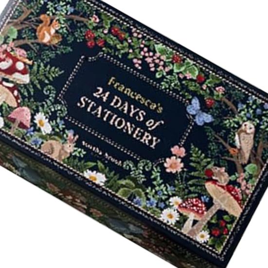 Stationery Advent Calendar Winter Woodland Christmas Countdown Calendar 24 Days Stationery Gifts Advent Calendar for Stationery Lovers