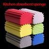 Ultra Absorbent Non-Linting Kitchen Sponge for Strong Stain Removal and Glass Cleaning