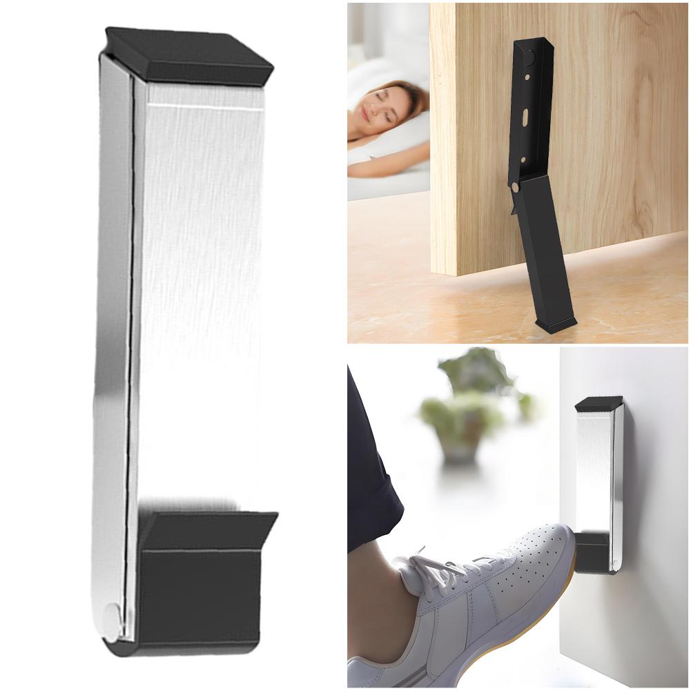 Stainless Steel Windproof Door Stopper Anti-collision Home Magnet Door Stapper Self Adhesive Door Anti-slip Holder Doormat