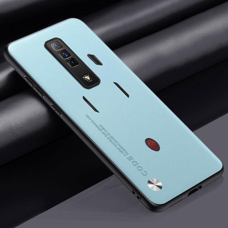 Роскошный чехол из искусственной кожи для ZTE Nubia Red Magic 7 7S 6 6S Pro, силиконовый чехол с полной защитой для телефона RedMagic 7 6 S Coque