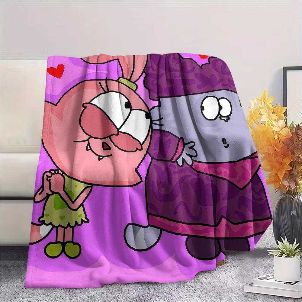 Chowder Flannel Blanket, High quality Comfortable for All Seasons, Home Decor, Warmth and Comfort