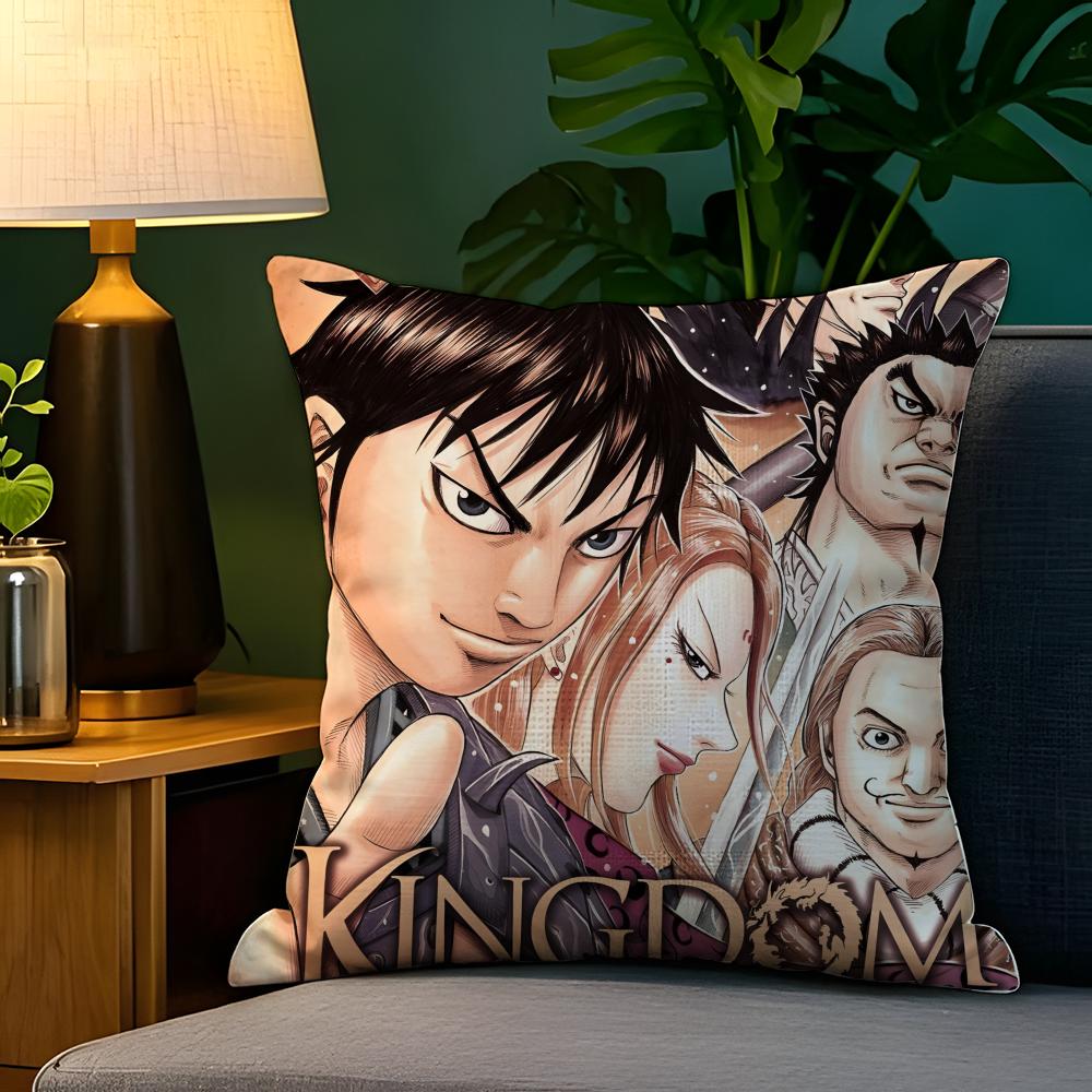 Comic Cartoon Kingdom KKingudamu Pillow Case Natural Linen Pillow Case DoubleSided Decor Sofa Pillowcase Home Decor
