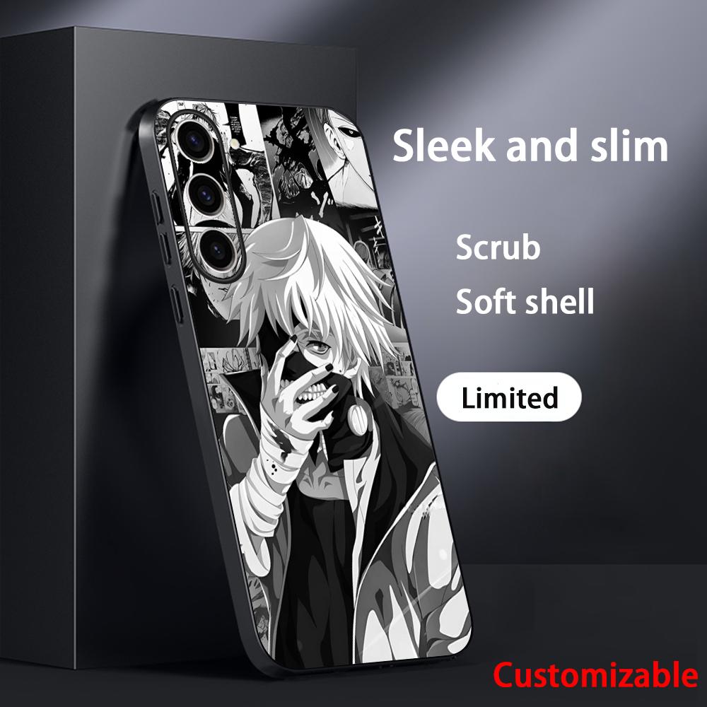 Чехол для телефона Tokyo Ghoul Centipede Japan Art для Samsung Galaxy S25 S24 S23 S22 S21 S20 Plus Ultra Note20 Мягкий Черный