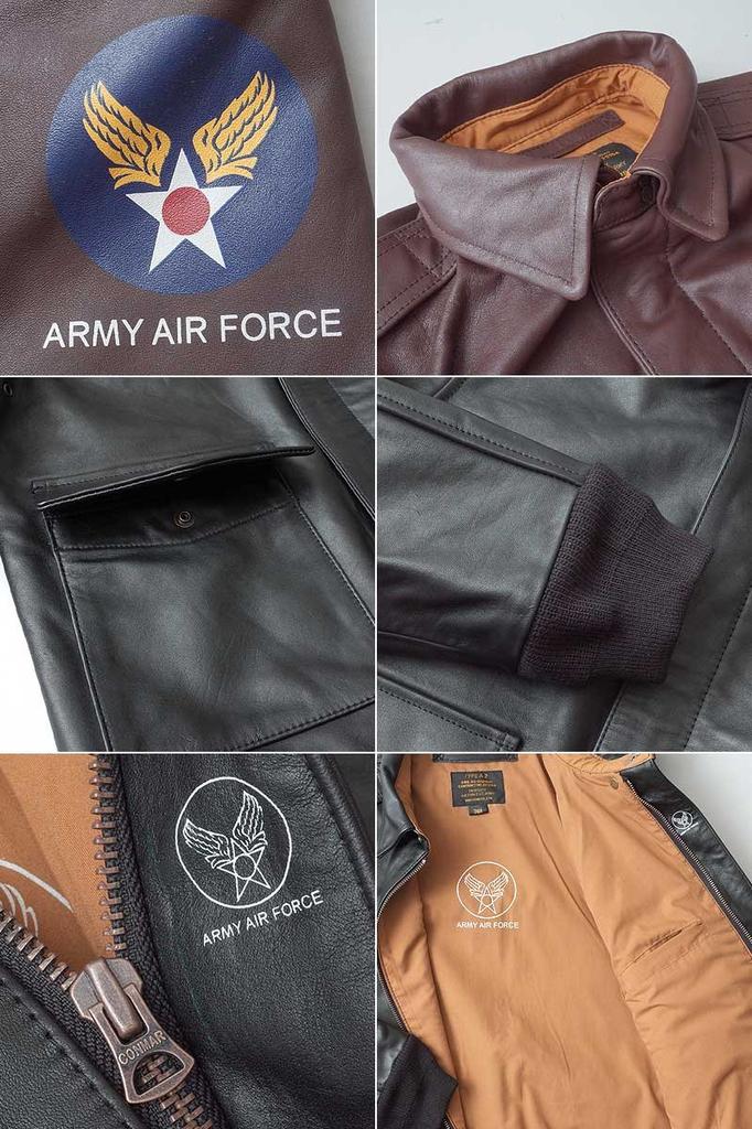 HOUSTON Leather Jacket 40 Black #8173 A-2