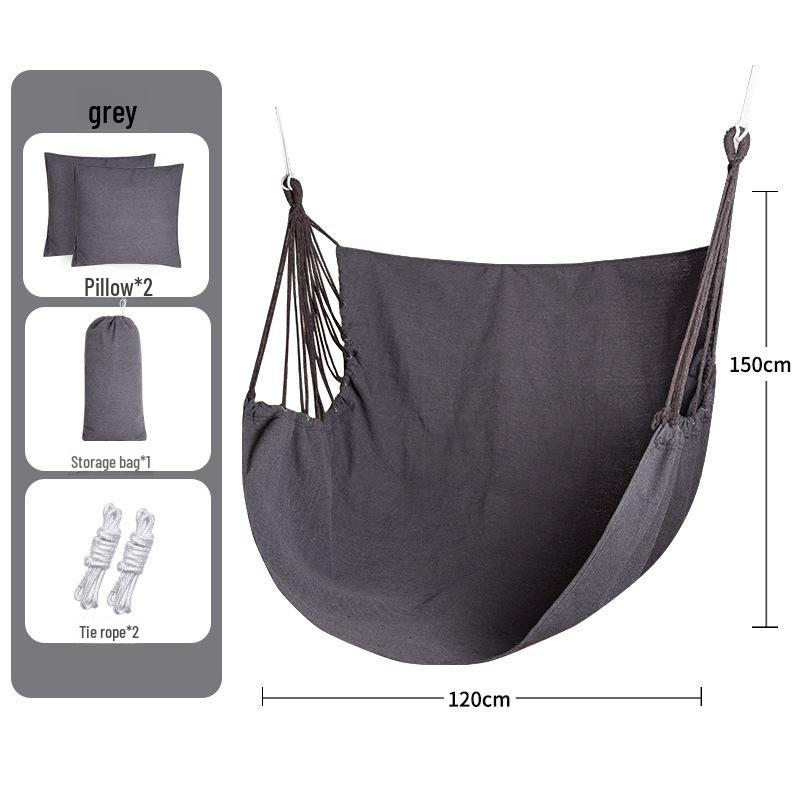 Versatile Hanging Chair for Dorms, Hammocks, and Courtyards - Indoor/Outdoor Swing
