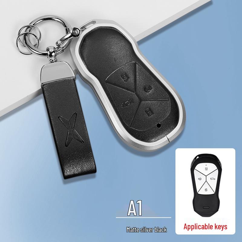 Compatible with XPeng P7i, G6, G9, P5, G3i key case - Premium Protective Shell with Buckle.