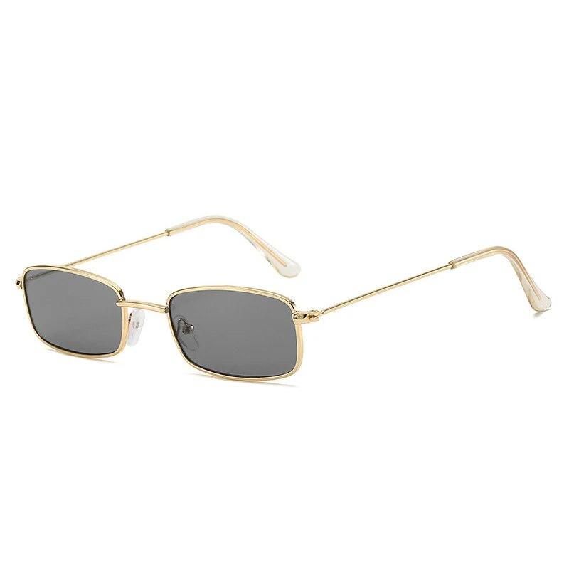 Vintage Sunglasses Men Square Metal Frame Sunglasses Pilot Mirror Classic Retro Sun Glasses Women Luxury Summer Eyewear