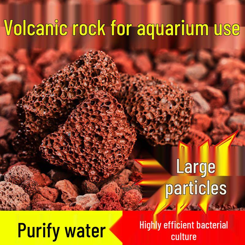 Volcanic Rock Aquarium Landscaping Stones - Natural Filtration Sand