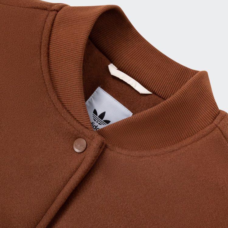 adidas Оригинальная куртка Vrct с принтом Куртки и пальто Женские Коричневый IS5742