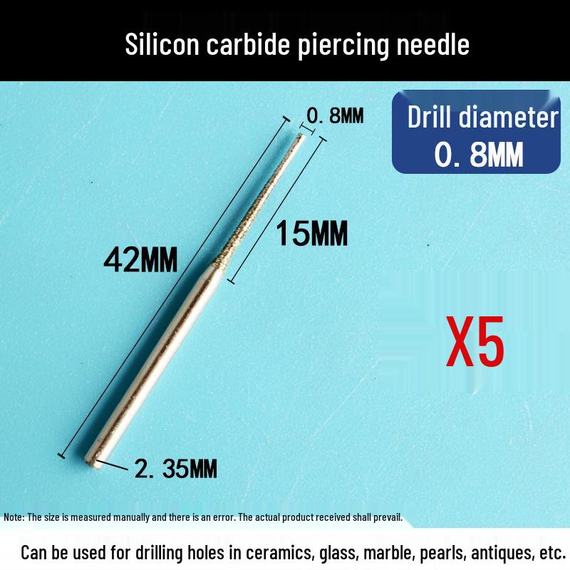 Jade Grouting & Tile Drill Bit - Hollow Needle Design for Precision