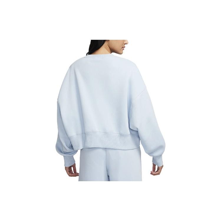 Nike Флисовый пуловер с капюшоном Phoenix, женские топы, синий DQ5761-441