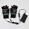 1 пара перчаток с подогревом и зарядкой через USB, сенсорный экран, регулируемый, 3 уровня нагрева, толстые