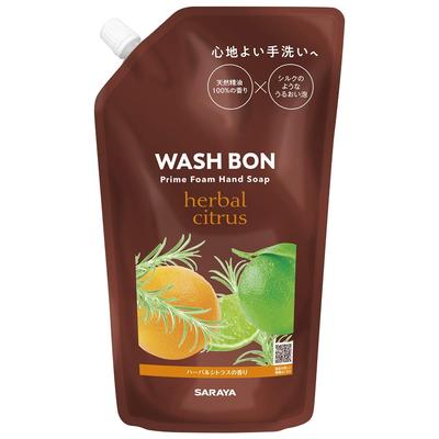 Saraya Washbon Prime Foam Herbal Citrus Refill 500 мл мыло