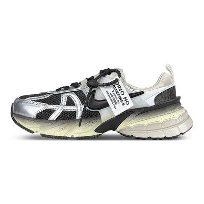 V2K Run Mesh Дышащие Низкие Беговые Кроссовки Женские Серебристо-Черные FD0736-100(Команда116-)