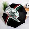 Mexico Football Crest Umbrella - Automatic Open/Close, Compact 8-Rib Lightweight Umbrella Essential for outdoorPicnic Accessory Fan Gifts