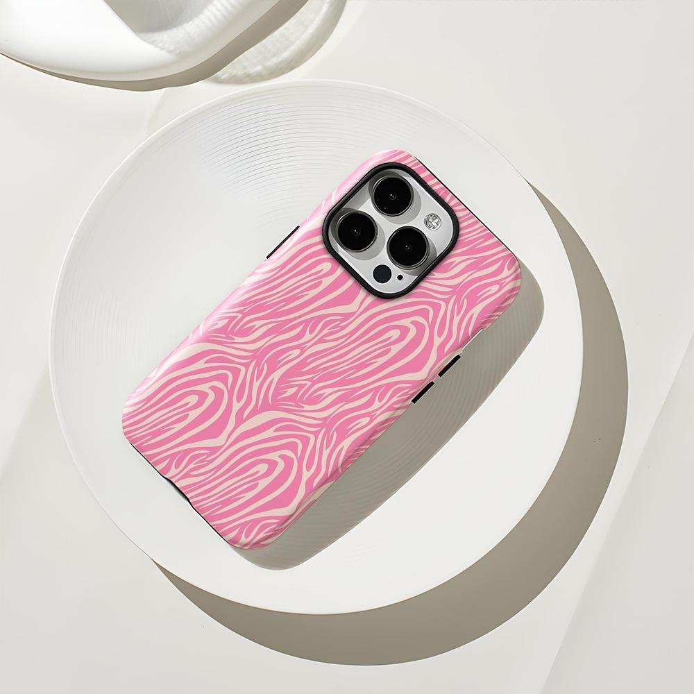 For iPhone 16 Pro Max Case Pattern Design TPU PC Heat Transfer Glossy Phone Cover
