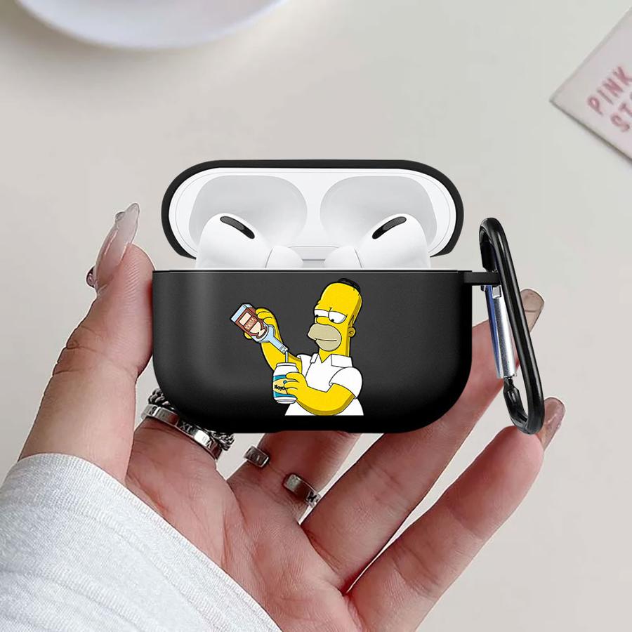 Чехол для Airpods 1 Pro3 2 3 Pro 4 Pro2 Чехлы для наушников Обложка Симпсоны