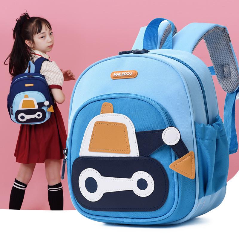 Adorable Cartoon Excavator Toddler Backpack For Boys And Girls Ages 1-6 Years