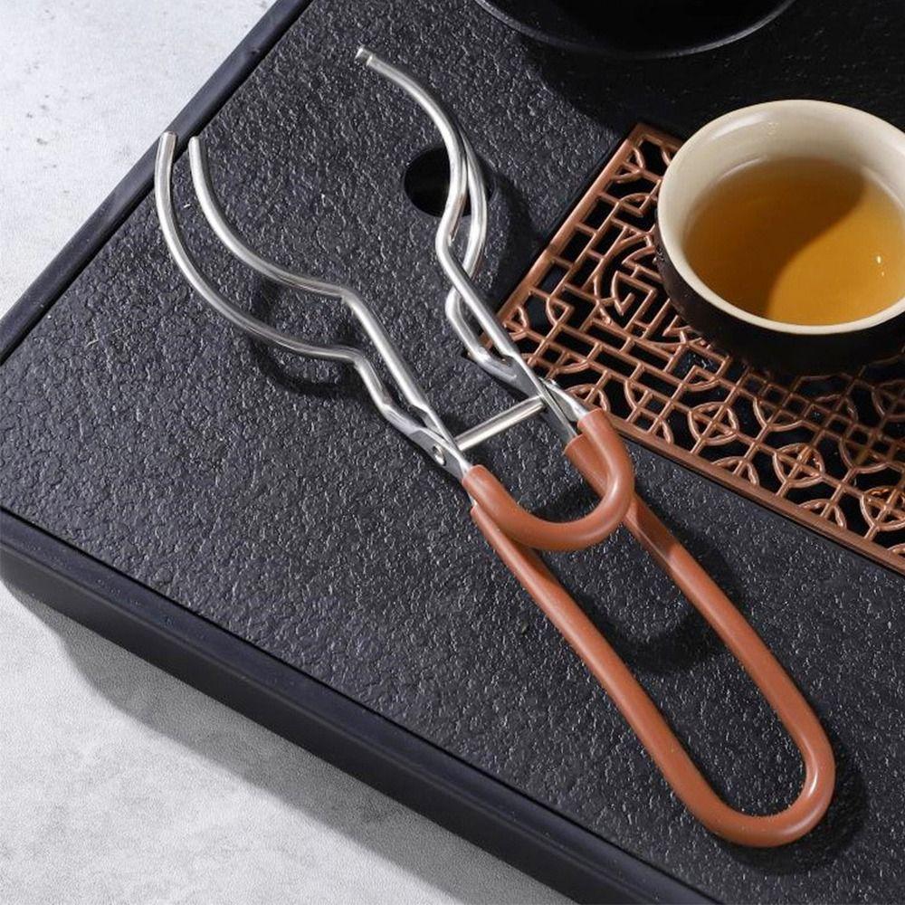 Многофункциональный помощник для заваривания чая из нержавеющей стали, устойчивая чашка для чая, нескользящая, зажим для чашки, чай