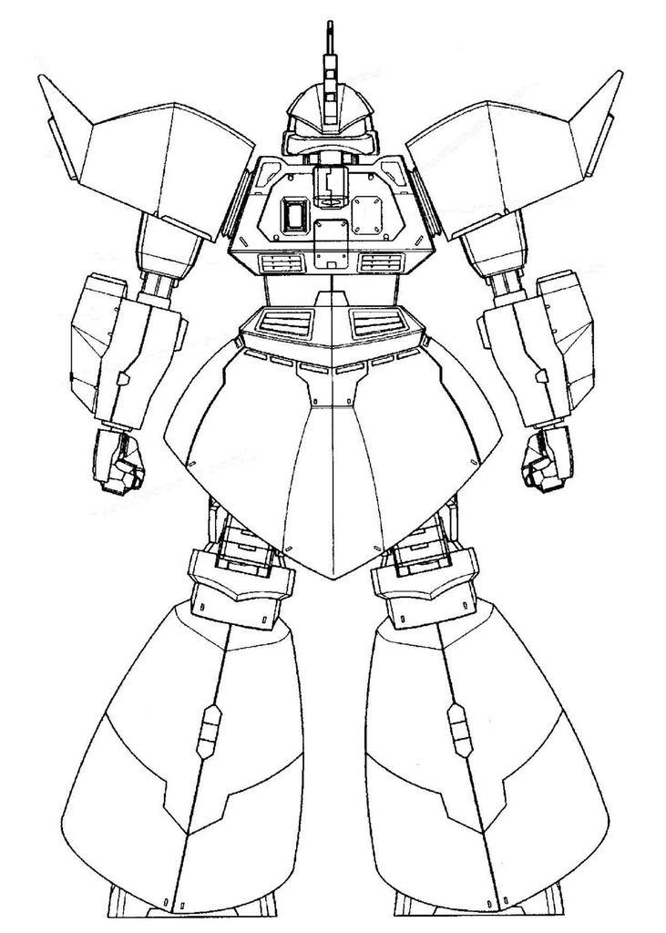 Костюм MG Gelgoog 1/100 MS-14A Ver.2.0 (Мобильный Гандам)