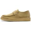 Clarks Повседневные Универсальные Увеличивающие Рост Обувь для Поездок на Работу Мужские кроссовки Бежевые 26178112