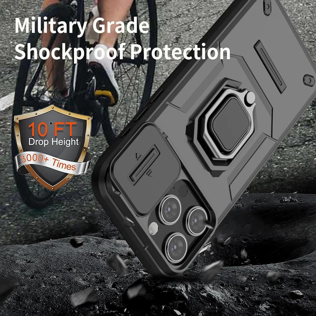 Для iPhone 15 Pro Max Чехол iPhone 13 14 15 Pro Max Чехол для линзы, раздвижное стекло, защитная броня, противоударный держатель, магнитный бампер