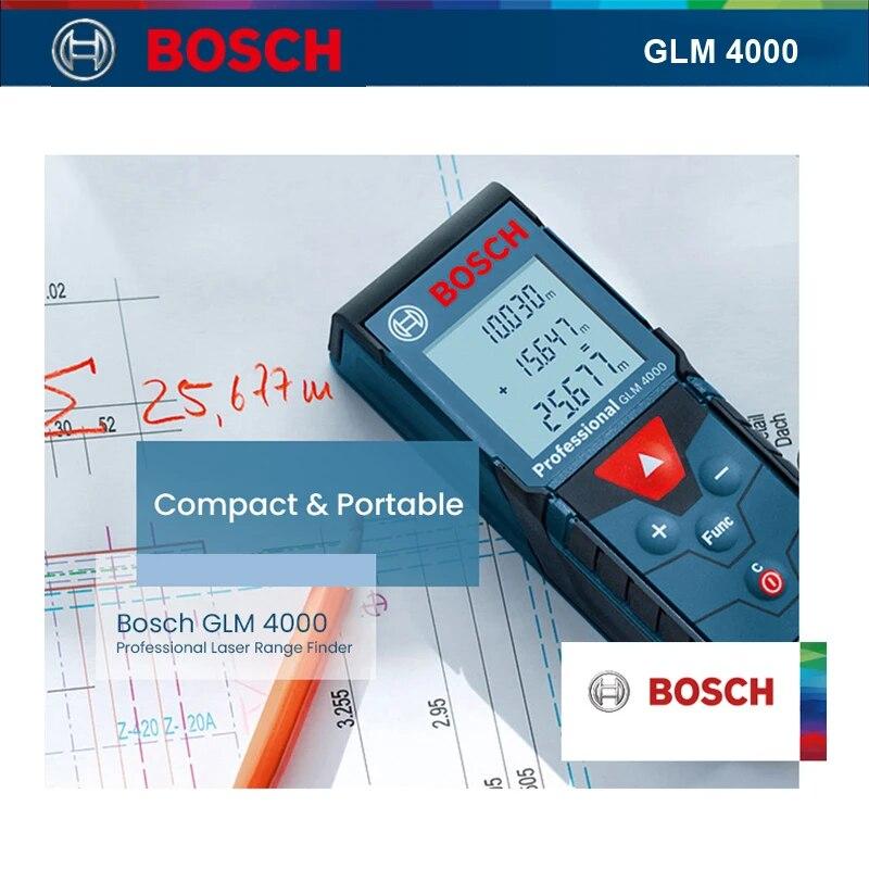 Bosch GLM 4000 лазерный дальномер, цифровая рулетка, лазерный дальномер, 40 м, измерительная линейка, измерительный инструмент
