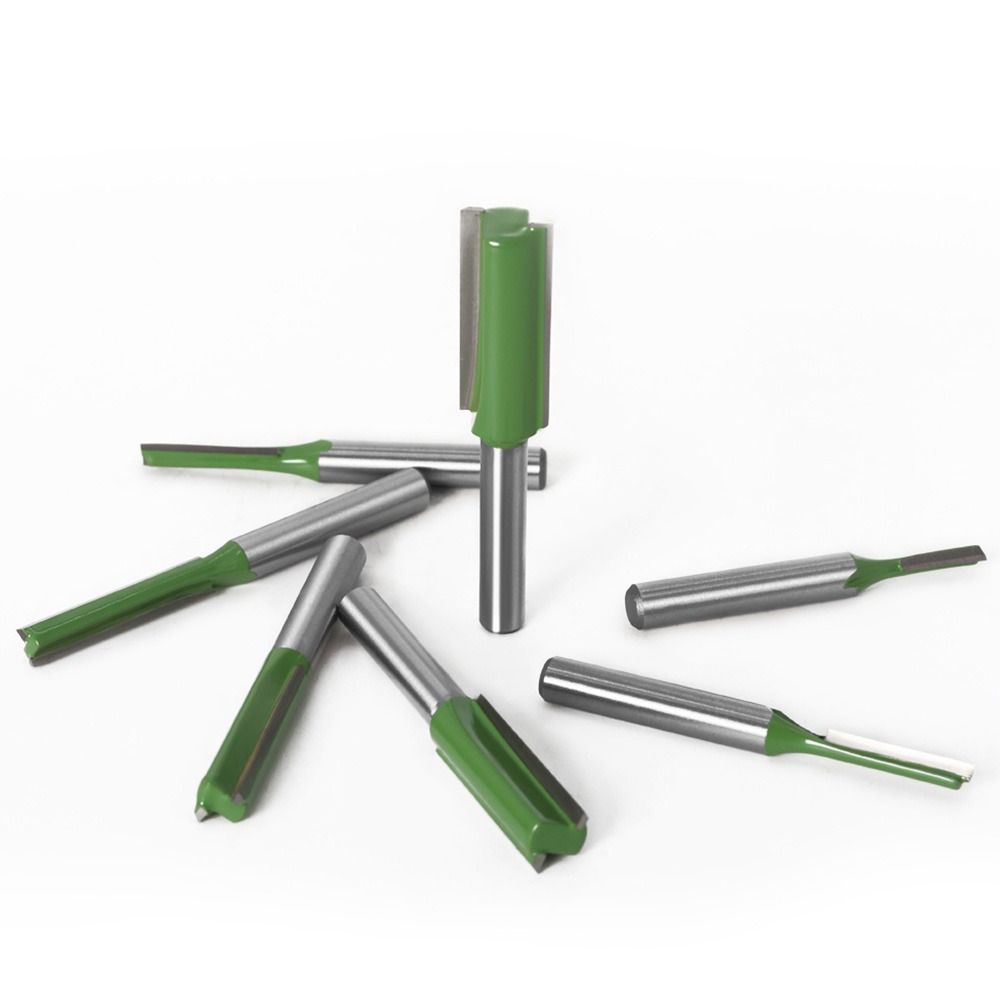 6mm Shank Single Edge Double Edge Drill Bit Router Bits Slotting Cutter Milling Cutter