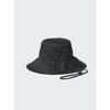 Uniqlo Японская хлопково-льняная шляпа с широкими полями и УФ-защитой