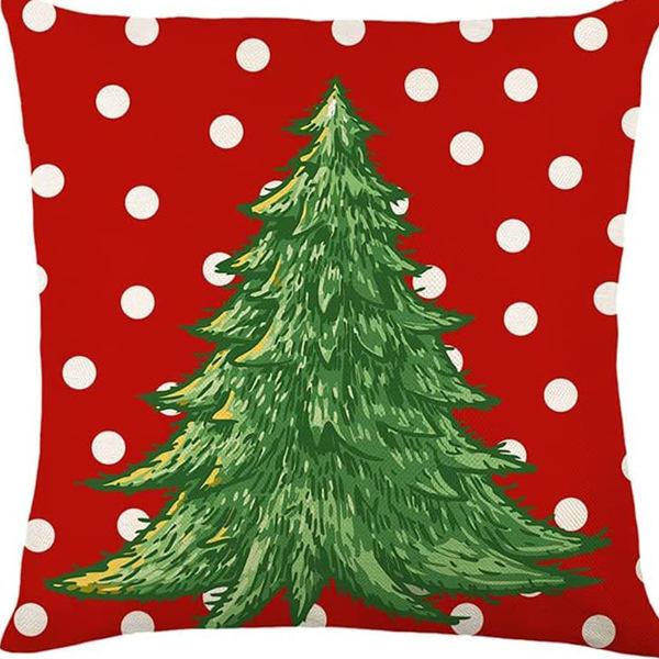 New Christmas Pillowcase Bedroom Sofa Decoration Cushion Bed Backrest Festive Decoration