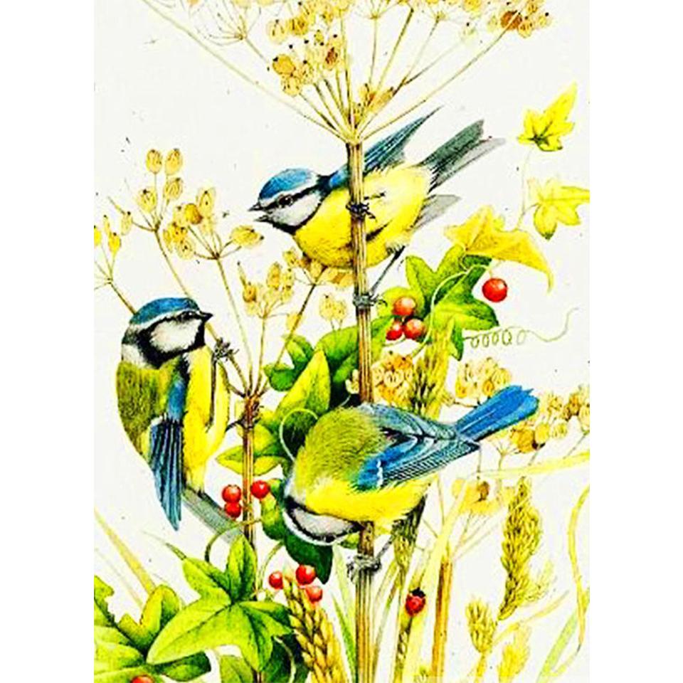 5D DIY Diamond Painting Animal Bird Cross Stitch Kit Full Diamond Embroidery Gift Mosaic Art Rhinestone Decoration Picture