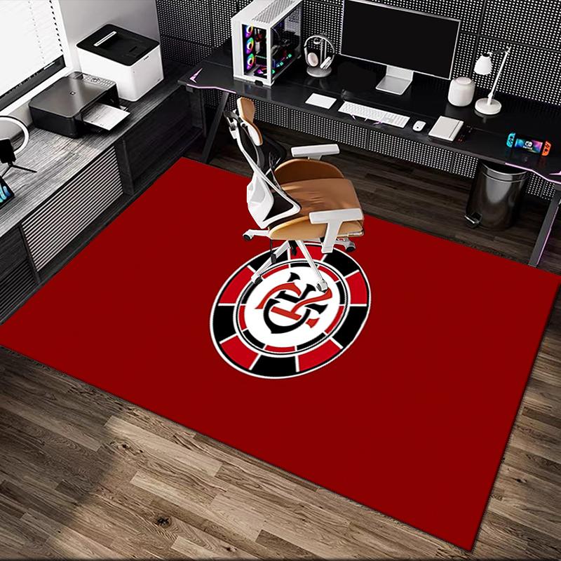 Rangers FC Carpet, Non-slip Office Chair Rug, Digital Print Home Area Rug, Unique Festival Decorations