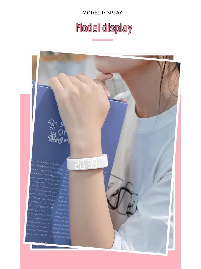 Умные часы Sport для девочек: Шагомер, Вибрационный будильник, Водонепроницаемый многофункциональный браслет